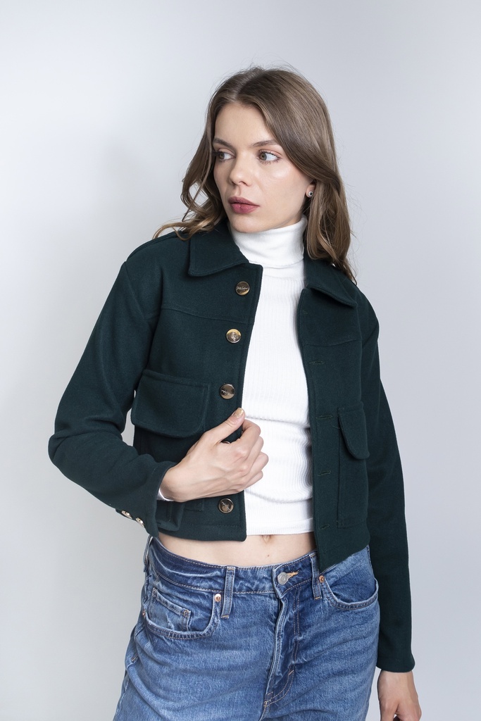 Chaqueta Arlet Verde Botella