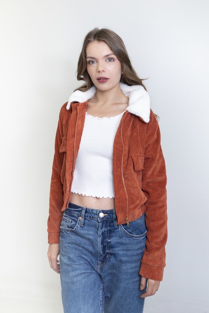 Chaqueta Nahla Terracota
